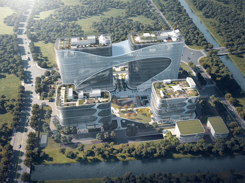 共建未来丨ag九游会j9股份（上海）创新基地亮相“2023年闵行区重大工程项目开工仪式”主会场！
